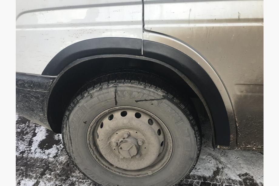 Volkswagen LT 1995-2006 гг. Расширители арок (6 шт, черные) Фото 4