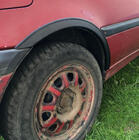 Расширители арок (4 шт, черные) фото 2