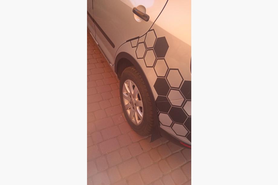 Volkswagen Golf Plus 2004-2014 гг. Расширители арок (4 шт, черные) Фото 5