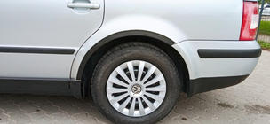 Расширители арок (4 шт, черные) фото 5