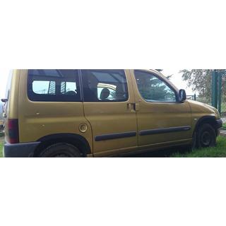 Пластиковые накладки на арки (4 шт, черные) Citroen Berlingo 1996-2008 гг. фото 2