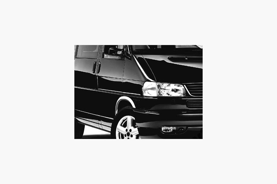 Volkswagen T4 Transporter 1990-2003 гг. Накладки на арки (4 шт, нержавейка) Фото 3