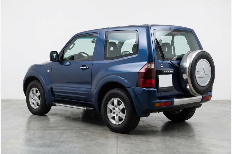 Mitsubishi Pajero Wagon III 1999-2006 гг. Боковые Подножки Duru (2 шт., Алюминий) Image