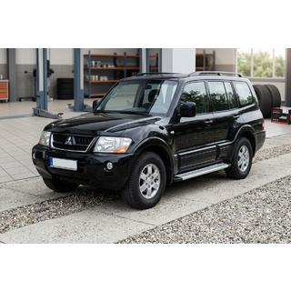 Боковые Подножки Maya V2 (2 шт., Алюминий) Mitsubishi Pajero Wagon III 1999-2006 гг. фото 1