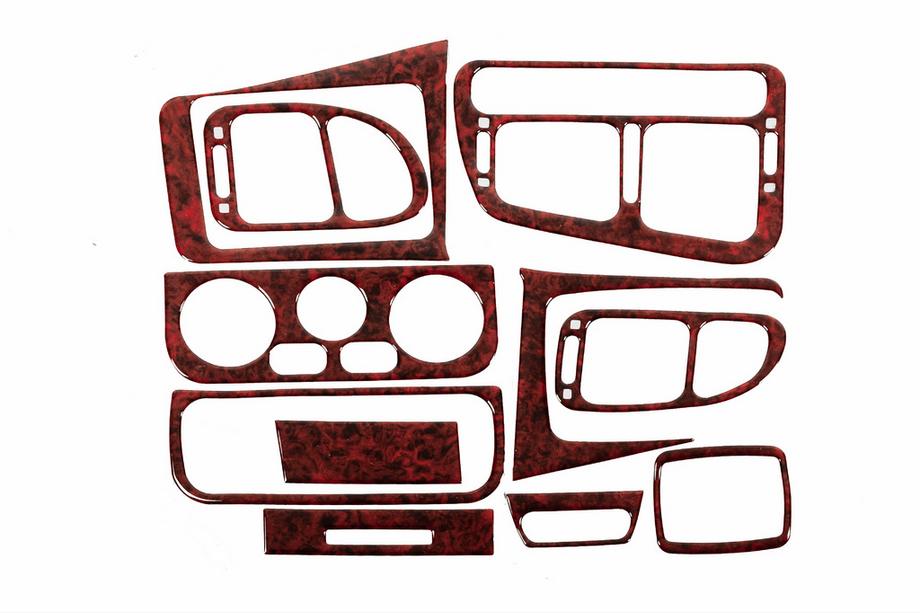 Mitsubishi Galant 1992-1998 гг. Накладки на Панель Приборов Дерево Фото 3