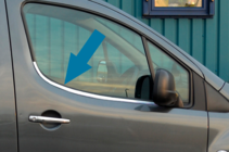 Citroen Berlingo 2008-2018 гг. Окантовка окон из нержавеющей стали фото 1