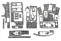 Nissan Navara 2006-2015 гг. Тюнинг салона (36 деталей) Карбон фото 5