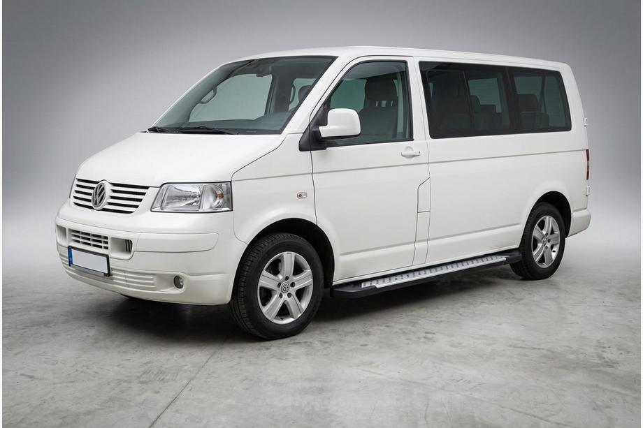 Volkswagen T5 Multivan 2003–2010 гг. Боковые пороги X5-тип (2 шт., алюминий) Image