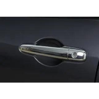 Хромированные Накладки на Ручки Дверей (4 шт, Нержавейка) Mazda 2 2003-2007 гг. фото 1