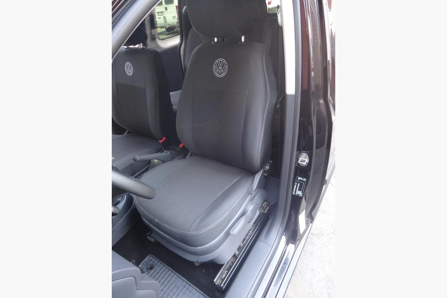 Volkswagen Caddy 2004-2010 гг. Авточехлы (Тканевые, Classik) Весь салон (7 мест) Фото 4
