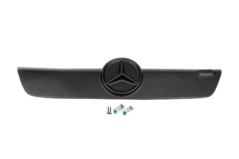 Mercedes Sprinter W901/902/903/904/905 1995–2006 гг. Зимняя накладка на решетку радиатора 2000-2002, Матовый Фото 8