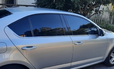Skoda Octavia III A7 2013-2019 гг. Окантовка Окон (6 шт, Нержавейка) фото 8