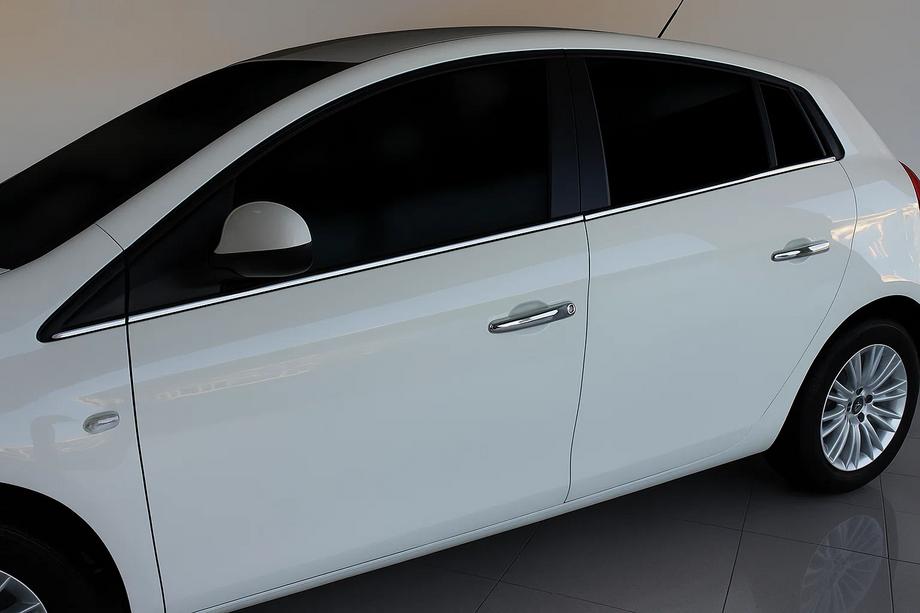 Fiat Bravo 2008-2016 гг. Молдинги на окна нержавейка (6 шт) Image