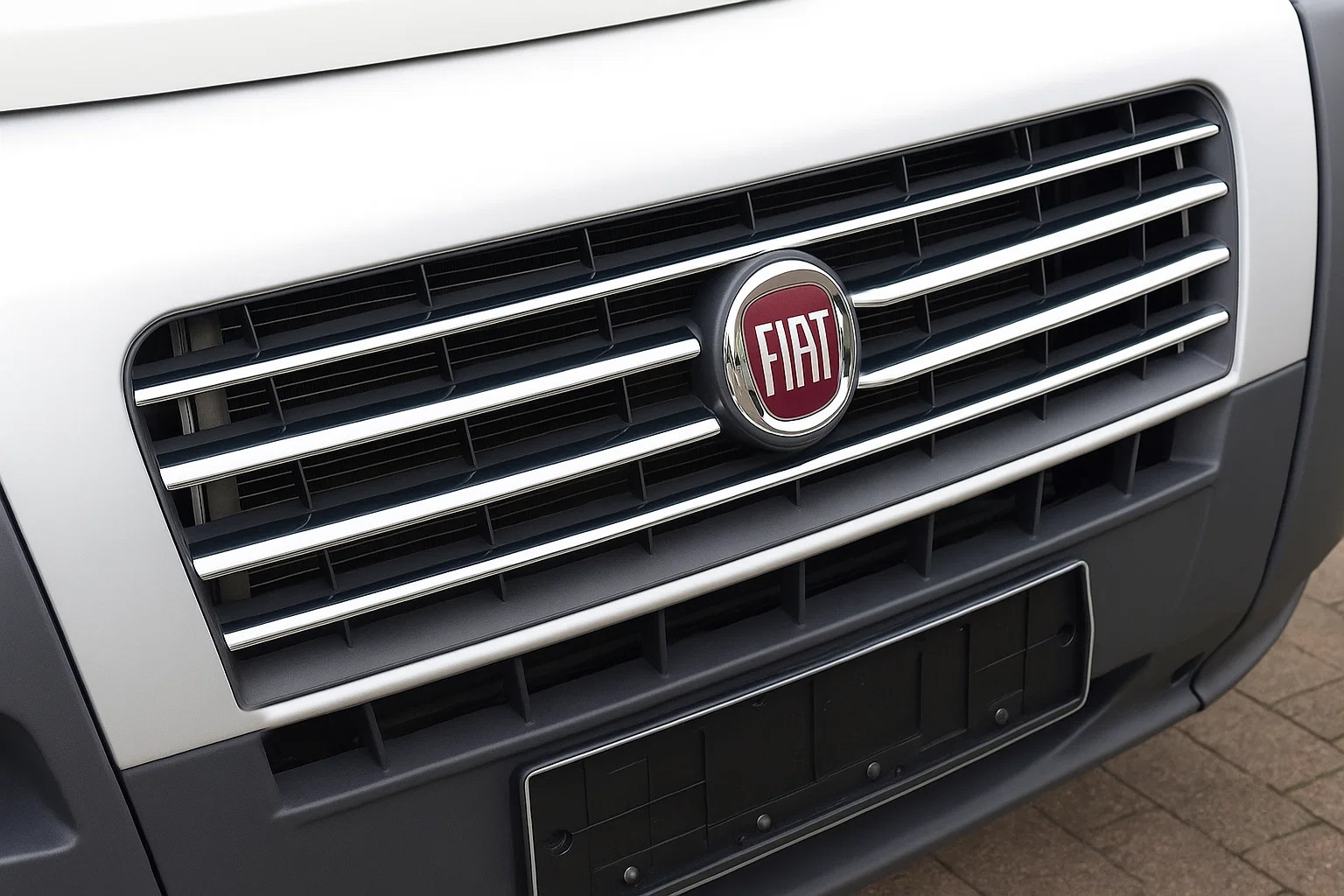 Накладки на решітку радіатора 2006-2014 (6 шт, нерж.) для Fiat Ducato рр - фото 1