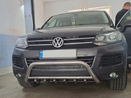 Volkswagen Touareg 2010-2018 гг. Кенгурятник WT003 (нержавейка) фото 2