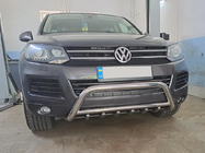 Volkswagen Touareg 2010-2018 гг. Кенгурятник WT003 (нержавейка) фото 1