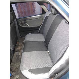 Авточехлы (Экокожа↗Ткань, Premium) Mazda 626 1979-2002 гг. фото 2