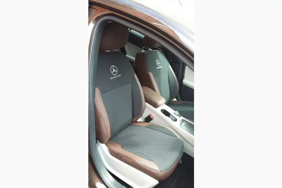 Mercedes A-class W176 2012-2018 гг. Авточехлы (Экокожа↗Ткань, Premium) Фото 5