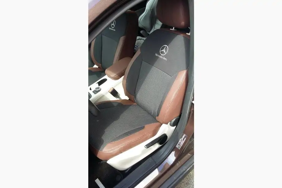 Mercedes A-class W176 2012-2018 гг. Авточехлы (Экокожа↗Ткань, Premium) Фото 6