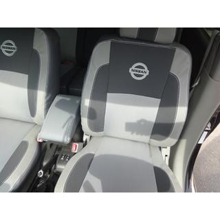 Авточехлы (Экокожа↗Ткань, Premium) Nissan X-trail T30 2002-2007 гг. фото 2