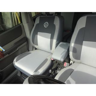 Авточехлы (Экокожа↗Ткань, Premium) Nissan X-trail T30 2002-2007 гг. фото 4