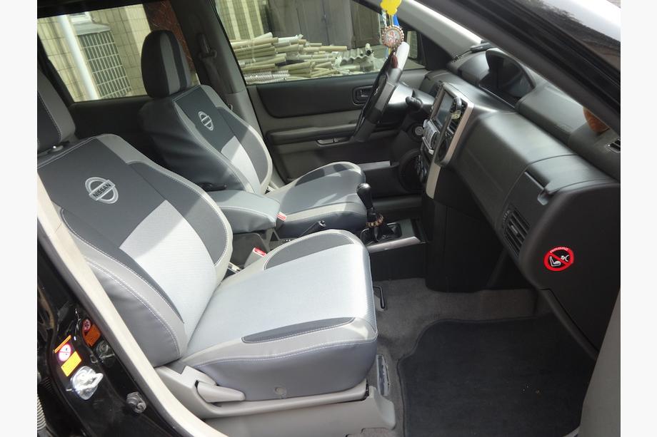 Nissan X-trail T30 2002-2007 гг. Авточехлы (Экокожа↗Ткань, Premium) Фото 29