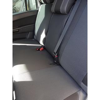 Авточехлы (Экокожа↗Ткань, Premium) Opel Zafira B 2005-2011 гг. фото 3