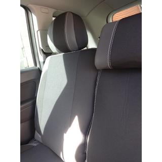 Авточехлы (Экокожа↗Ткань, Premium) Opel Zafira B 2005-2011 гг. фото 4