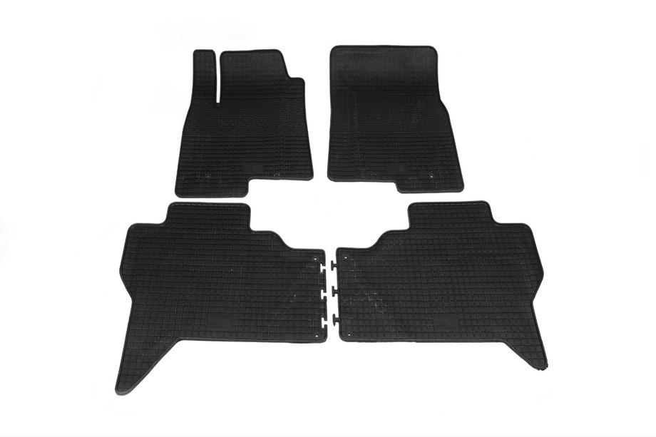 Mitsubishi Pajero Wagon IV 2006-2021 гг. Резиновые коврики (4 шт, Polytep) Фото 1
