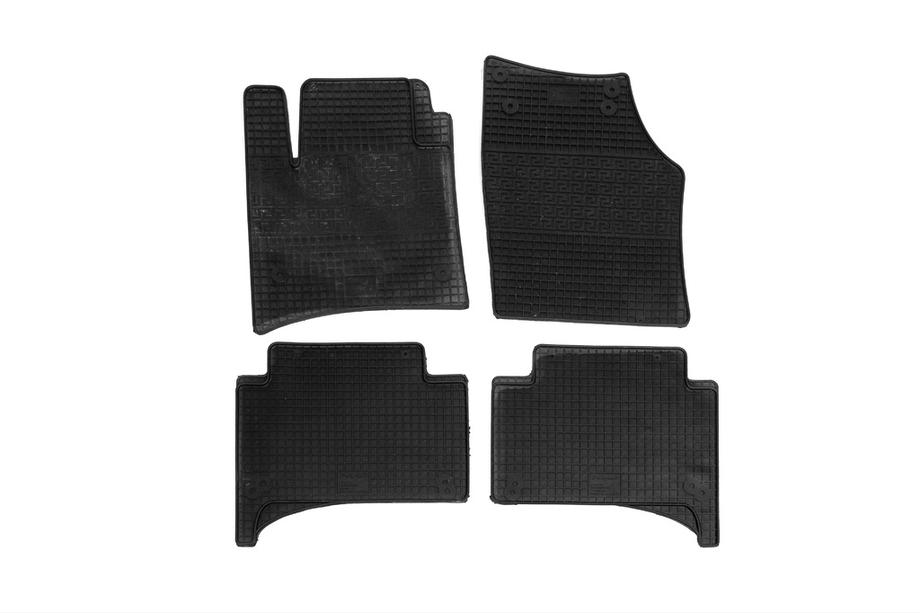 Volkswagen Touareg 2002–2010 гг. Резиновые коврики (4 шт, Polytep) Фото 1