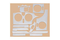 Renault Kangoo 1998-2008 гг. Накладки на панель приборов (Meric) фото 4