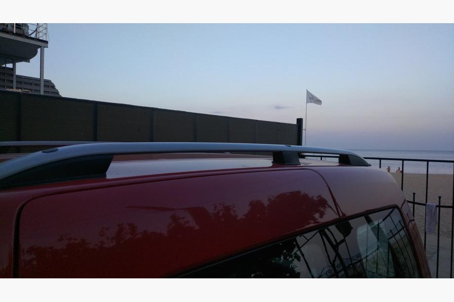Volkswagen Caddy 2004-2010 гг. Рейлинги Skyport GREY Макси база Фото 7