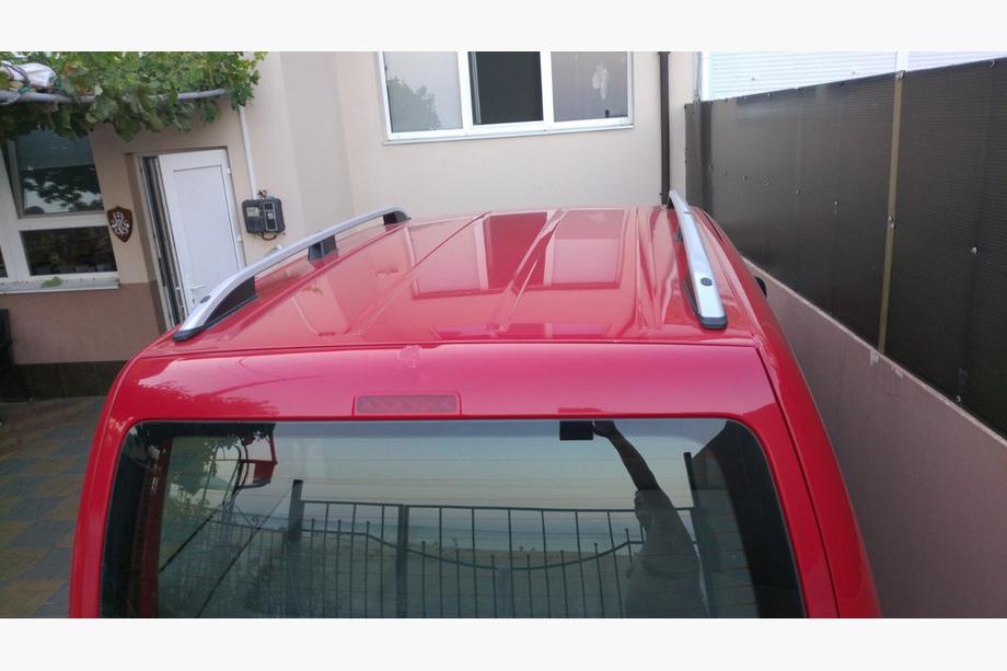 Volkswagen Caddy 2004-2010 гг. Рейлинги Skyport GREY Макси база Фото 10