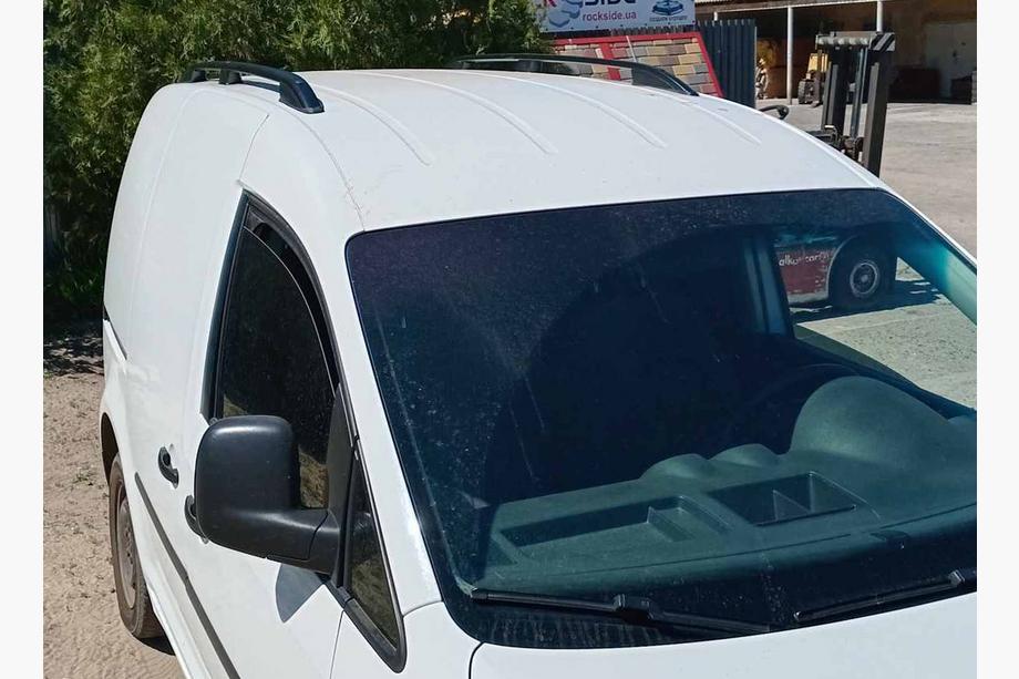 Volkswagen Caddy 2010-2015 гг. Рейлинги Skyport BLACK Фото 8
