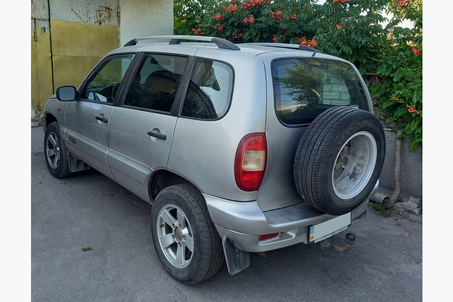 Chevrolet Niva 1998-2020 гг. Хромированные Рейлинги Чугунные Ножки Фото 3