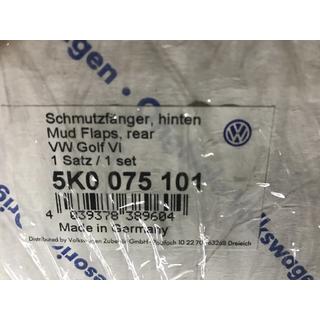 Оригинальные брызговики (4 шт) Volkswagen Golf 6 2008-2014 гг. фото 2