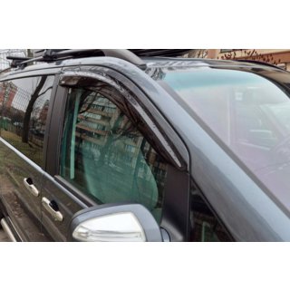 Ветровики на окна (2 шт, HIC) Mercedes Vito W639 2004-2014 гг. фото 2