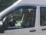 Volkswagen T5 Transporter 2003-2010 гг. Ветровики на окна (2 шт, MyRacing) фото 3