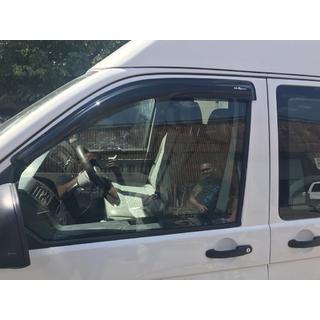 Ветровики на окна (2 шт, MyRacing) Volkswagen T5 Transporter 2003-2010 гг. фото 3