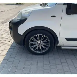 Расширители арок (4 шт, черные) Fiat Fiorino/Qubo 2008-2024 гг. фото 1
