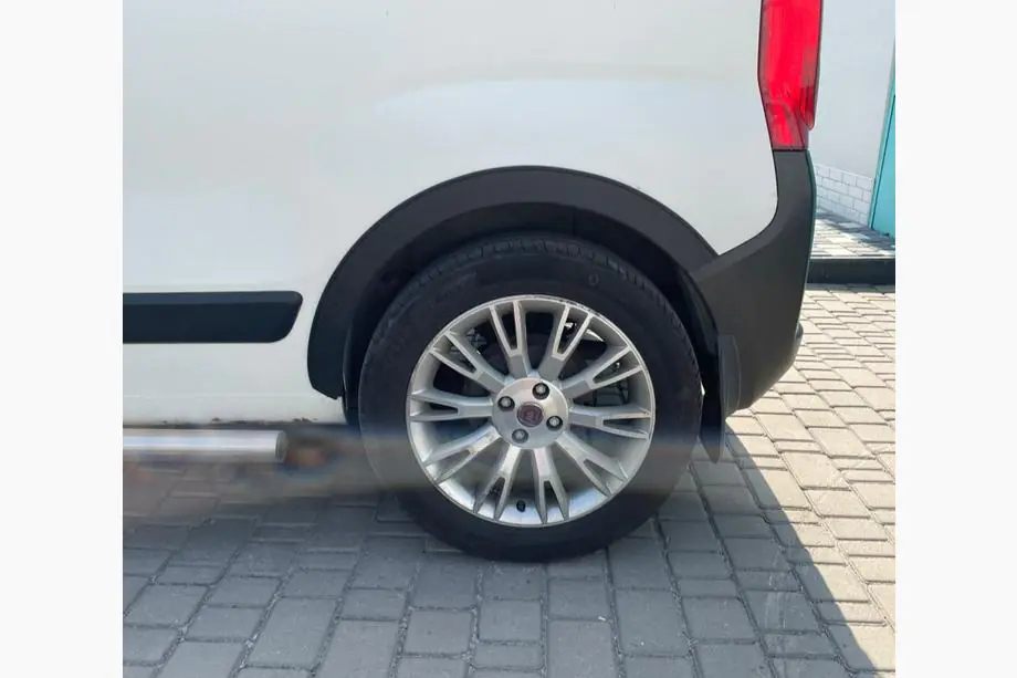 Fiat Fiorino/Qubo 2008-2024 гг. Расширители арок (4 шт, черные) 1 Боковая Дверь, ABS-Пластик Фото 2