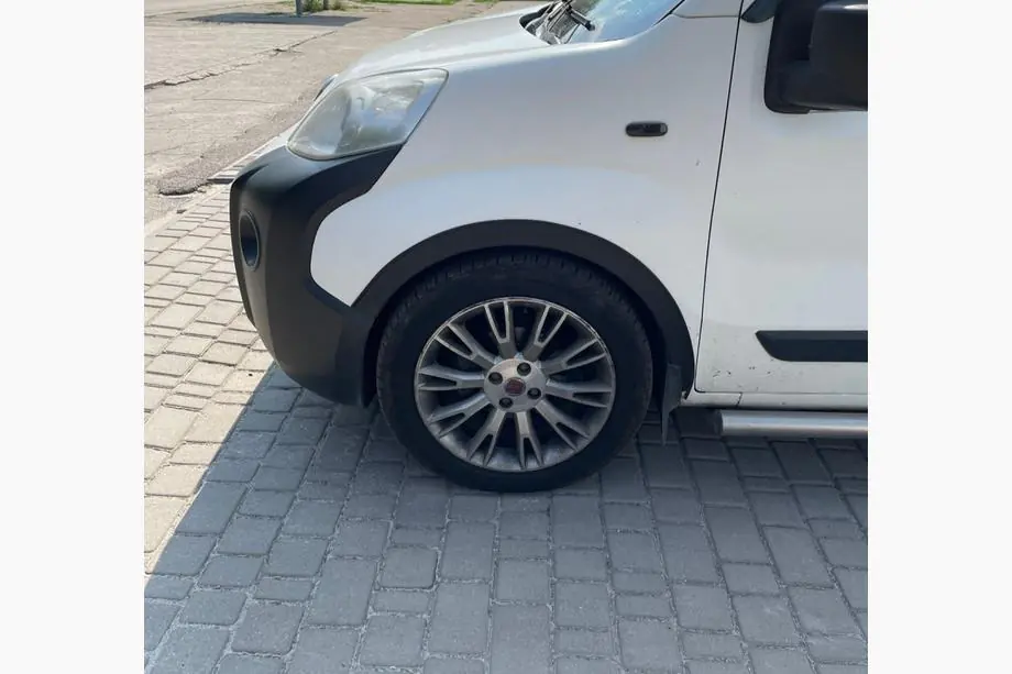 Fiat Fiorino/Qubo 2008-2024 гг. Расширители арок (4 шт, черные) 1 Боковая Дверь, ABS-Пластик Фото 1
