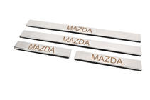 Mazda 6 2008-2012 гг. Накладки на пороги Carmos (4 шт, нержавейка) V-3 фото 2