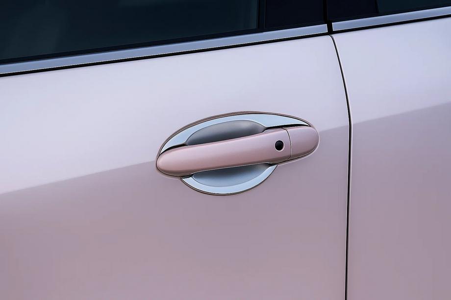 Mazda 6 2008-2012 гг. Хромированные чашечки под ручки с лепестками (4 шт, пластик) Image