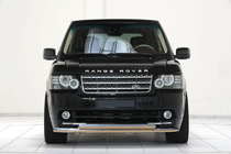 Range Rover III L322 2002-2012 гг. Передняя защита ST014 (нержавейка) фото 1