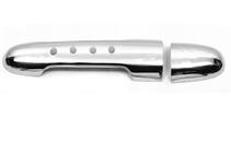 Mercedes Vito W639 2004-2014 гг. Хромированная накладка на ручку двери с отверстиями (1 шт, нержавейка) фото 2