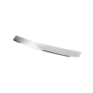 Накладка на задний бампер с загибом Nataniko (нержавейка) Volkswagen Passat B7 2012-2015 гг. фото 2