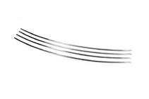 Накладки на решетку бампера Косой капот (4 шт, нержавейка) фото 2