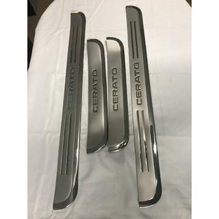 Накладки на пороги LIbao (4 шт) Kia Cerato 1 2004-2009 гг. фото 2