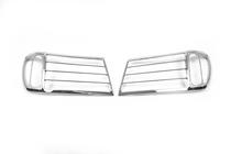 Toyota Land Cruiser 100 1998-2007 гг. Накладки на фары V2 (2 шт., пластик) фото 2